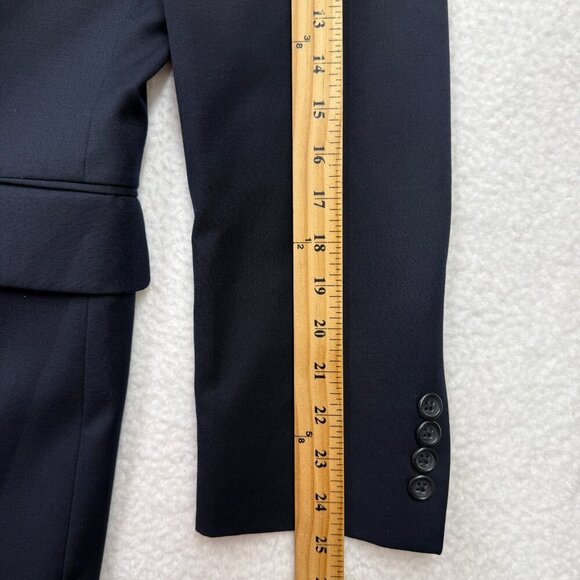 Pronto Uomo Blazer 37R Navy 100% Wool Sport Coat Professional Office Workwear - Picture 11 of 11